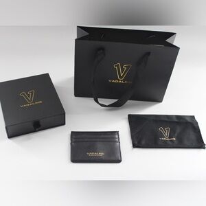 COPY - Vadaline signature black/gold unisex cardholder